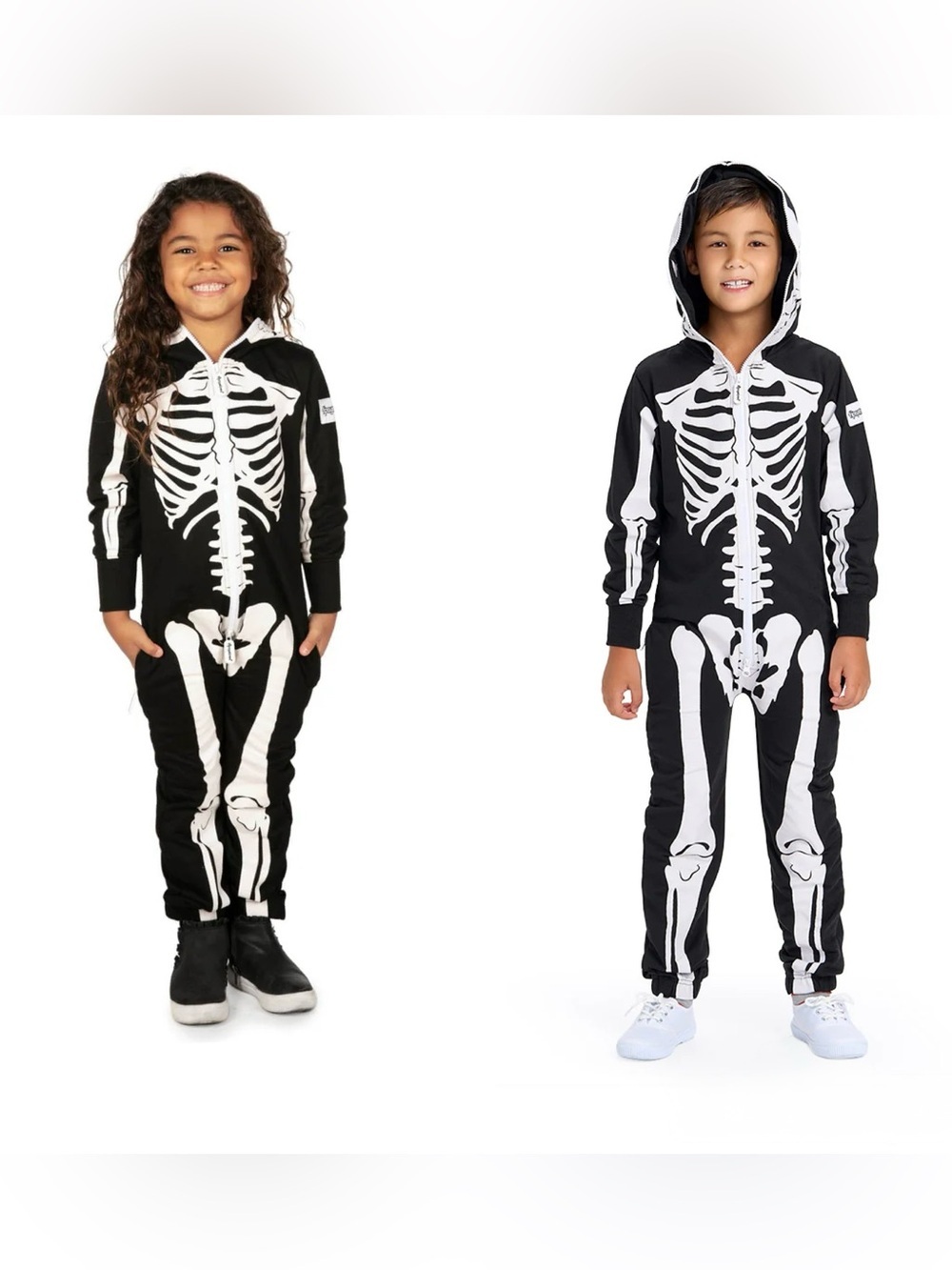 🎃 NWT! Tipsy Elves Kids Unisex Skeleton Jumpsuit Costume